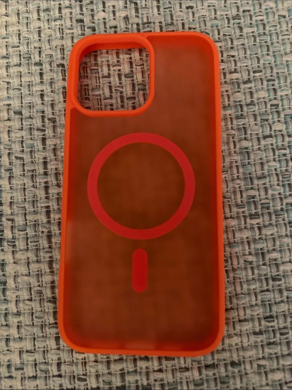 Orange MagSafe-Compatible iPhone 16 pro max Case